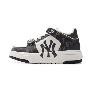GIÀY MLB KOREA CHUNKY LINER MID DENIM NEW YORK YANKEES BLACK