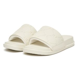 DÉP MLB KOREA CHUNKY MOUND DIA MONOGRAM TRẮNG