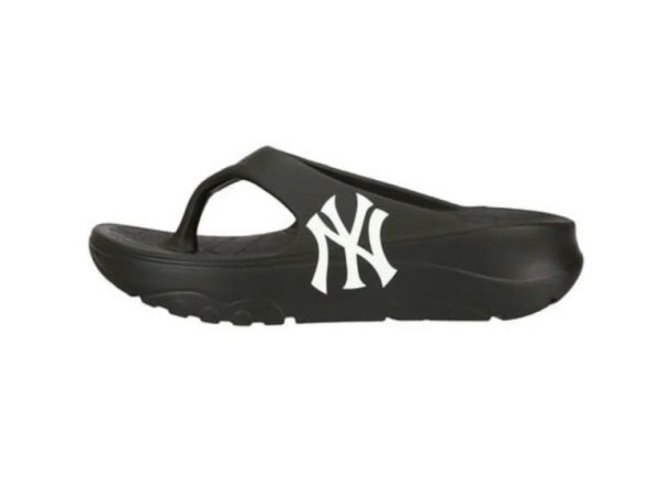DÉP MLB KOREA CHUNKY SLIDER FLIP-FLOP NY MÀU ĐEN