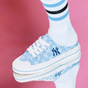 GIÀY MULE MLB MONOGRAM XANH 50BLL