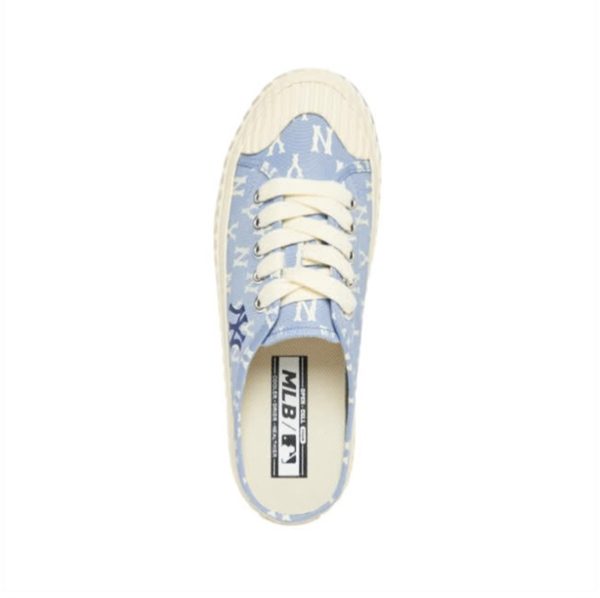 GIÀY MULE MLB MONOGRAM XANH 50BLL