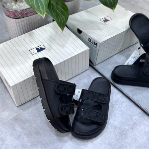 DÉP MLB KOREA CHUNKY BOUNCER TWO STRAP ĐEN