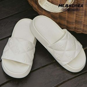 DÉP MLB CHUNKY BOUNCER SLIDE LA TRẮNG