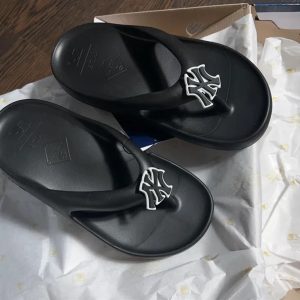 DÉP KẸP MLB KOREA BOUNCER FLIP FLOP ĐEN