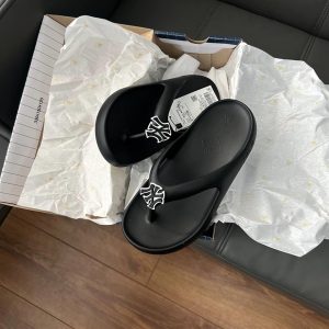 DÉP KẸP MLB KOREA BOUNCER FLIP FLOP ĐEN