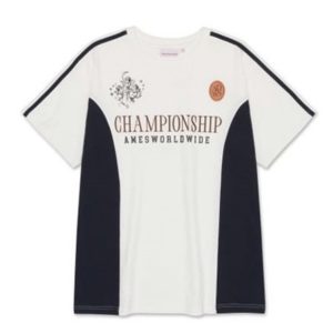 Áo Thun Ames Championship Trắng/Navy