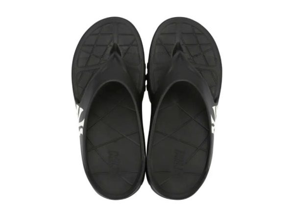 DÉP MLB KOREA CHUNKY SLIDER FLIP-FLOP NY MÀU ĐEN