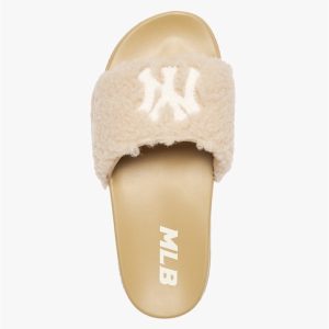 DÉP MLB NEW MOUND FLEECE LÔNG CỪU MÀU VÀNG NÂU