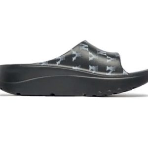 DÉP MLB KOREA CHUNKY SLIDER CLASSIC MONOGRAM – NY MONO ĐEN
