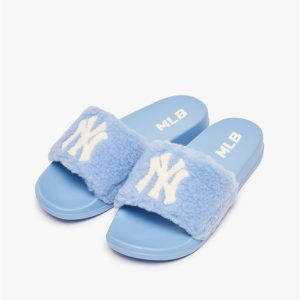 DÉP MLB NEW MOUND FLEECE LÔNG CỪU MÀU XANH – 3ALPPB116-50BLL