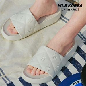 DÉP MLB CHUNKY BOUNCER SLIDE LA TRẮNG