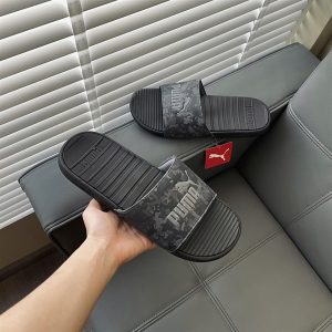 Dép Puma Camo Màu Đen